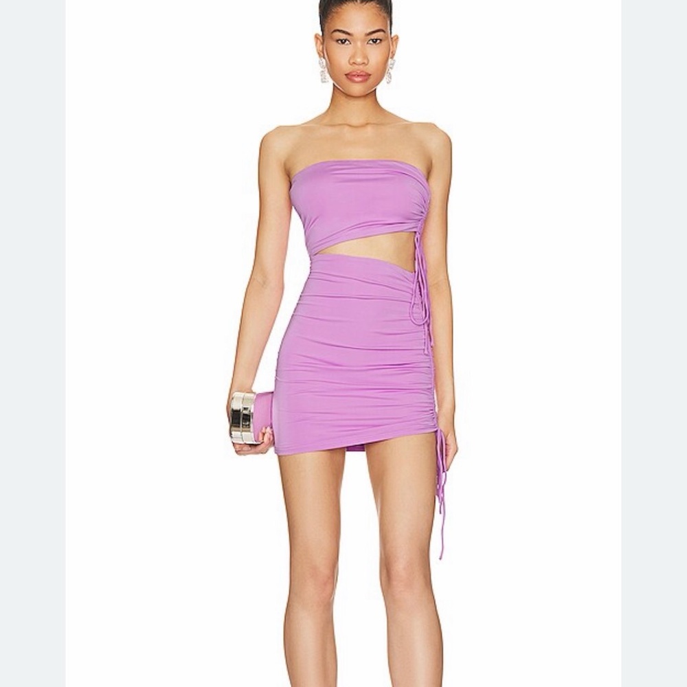 Superdown Sammie Cut Out Strapless Dress